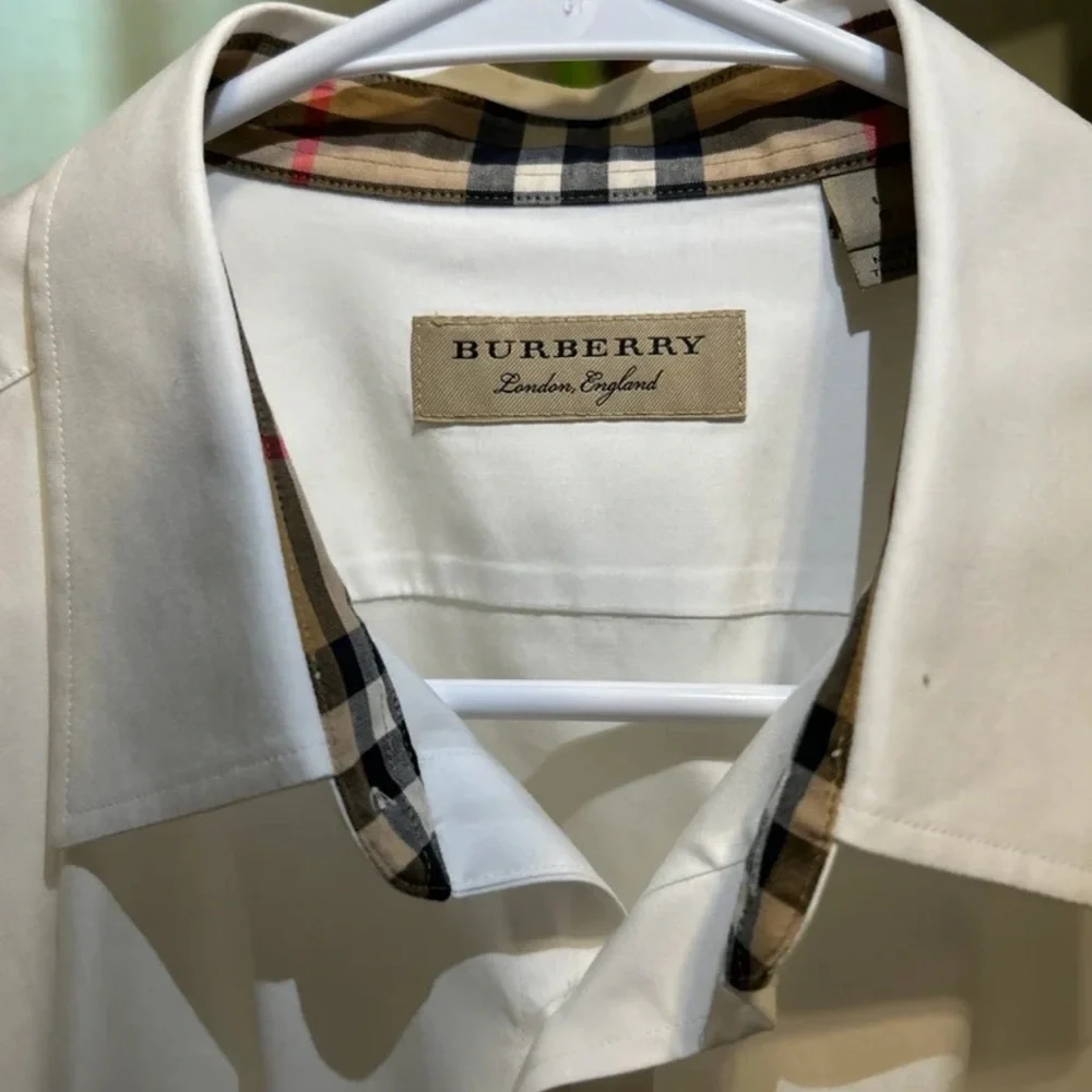 Men Burberry long sleeve shirt - Picture 3 of 3